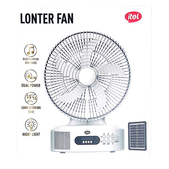 Itel Rechargeable Fan