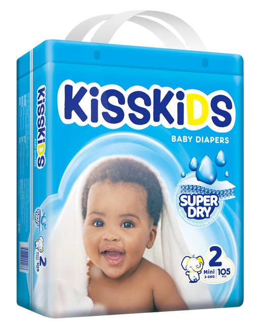 KISSKIDS Super Dry Baby Diapers