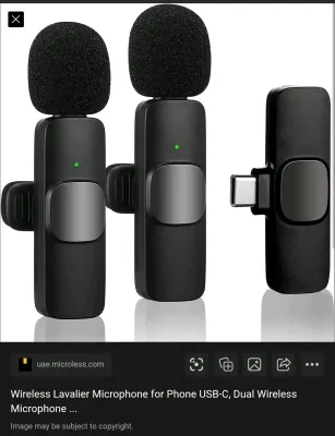 wireless lavalier microphones